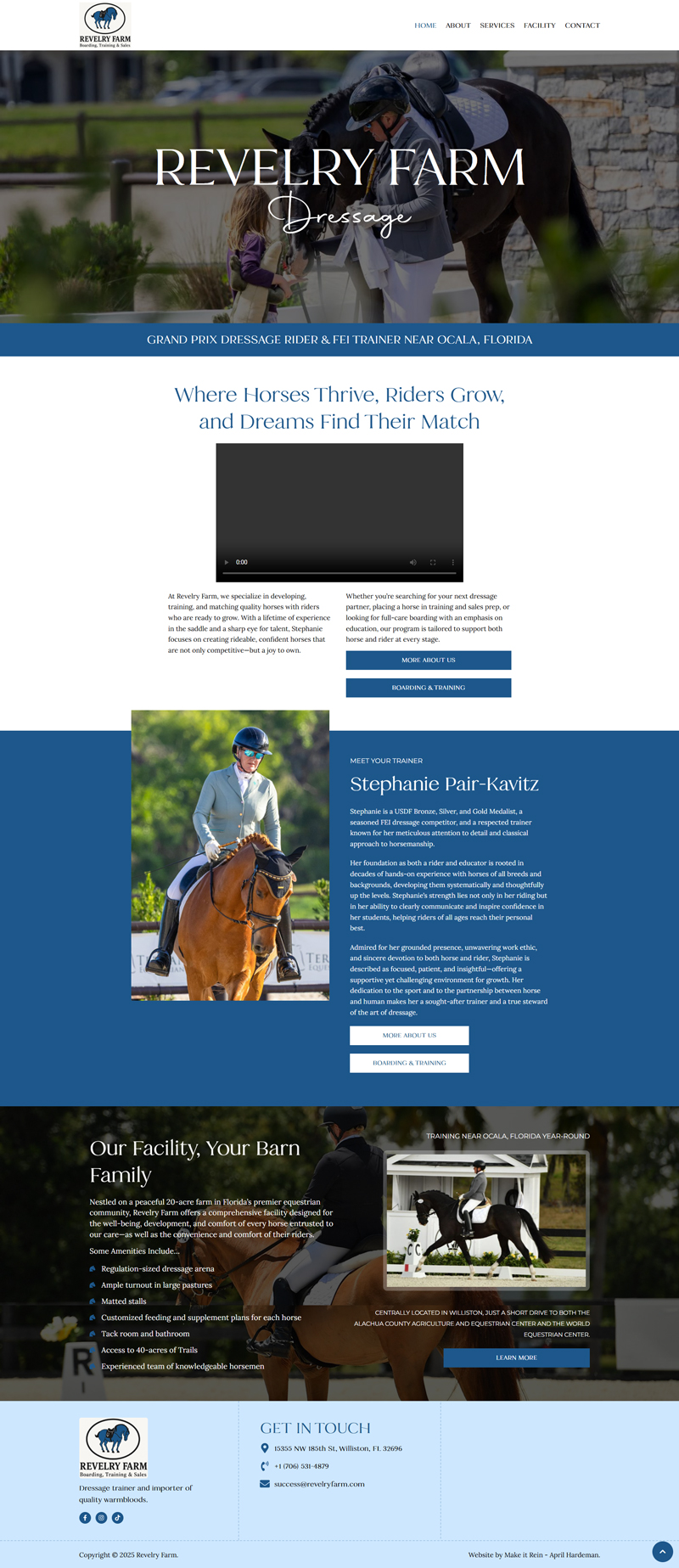 Affordable Dressage Farm Websites by Industry Experts image 2